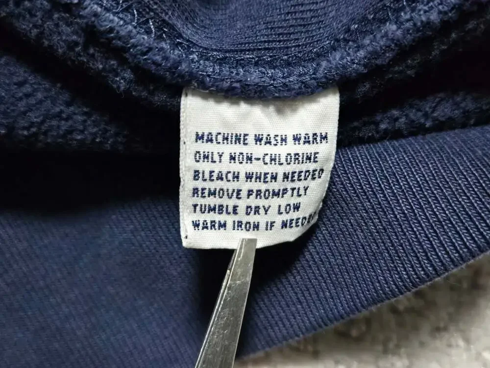 Polo Ralph Lauren Full-zip Track Jacket / Sweatshirt Navy Blue w/ White Stripes